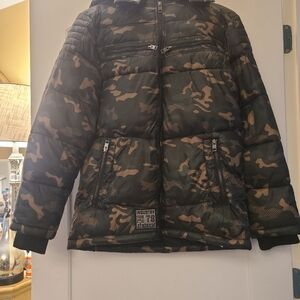 DIESEL JUNIORS SIZE 16 CAMOUFLAGE UNISEX PUFFER
